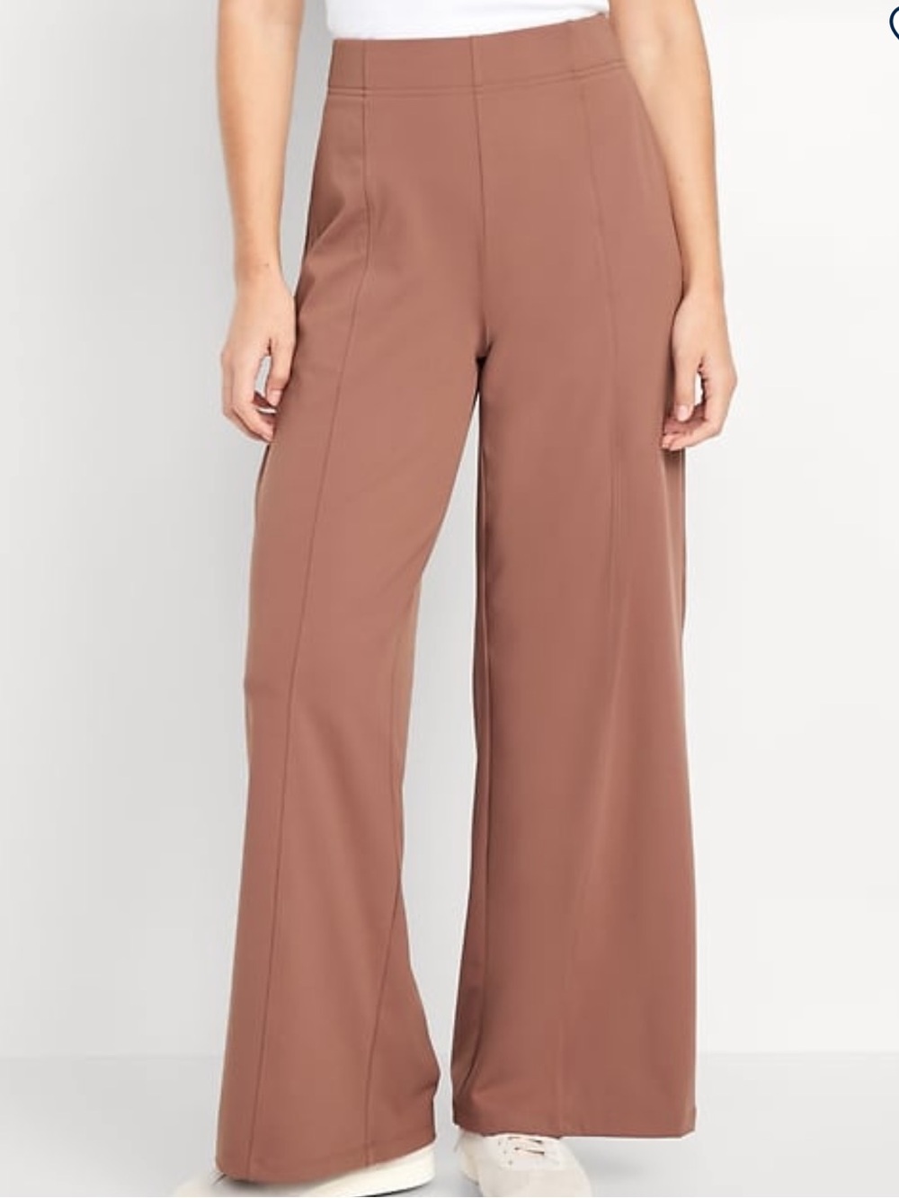 Wide-Leg 🔥 High-Rise Pants in Dusty Rose